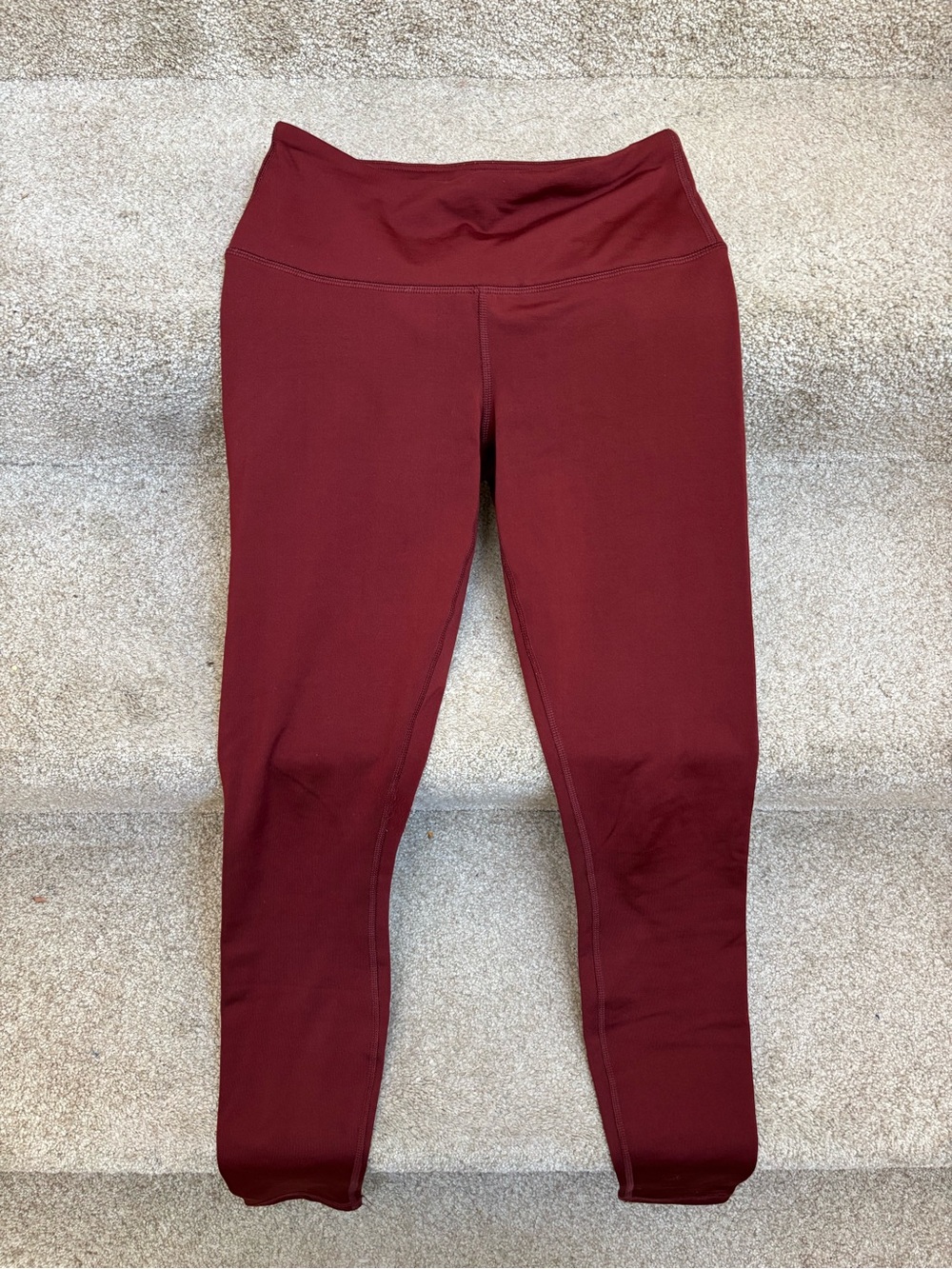 ✨ FLEECE LINED MAROON LEGGINGS ✨